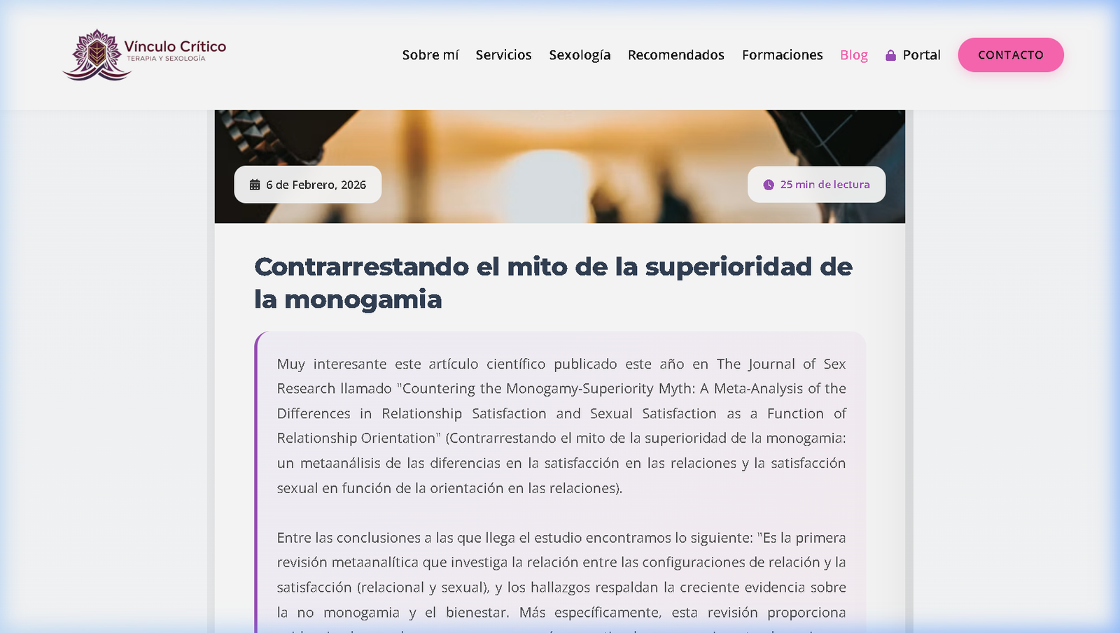 Blog interactivo con buscador instantáneo y filtros temáticos